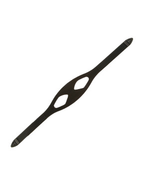 Correa de silicona para máscara 22mm negro | Marlinsubnorte