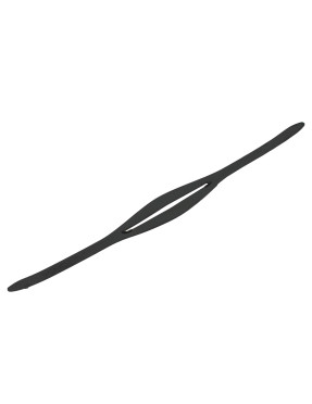 Correa de silicona para máscara de 16 mm Negro | Marlinsubnorte