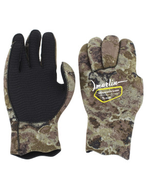 Guantes Marlin ULTRASTRETCH 3 mm Verde Camuflaje | Marlinsubnorte