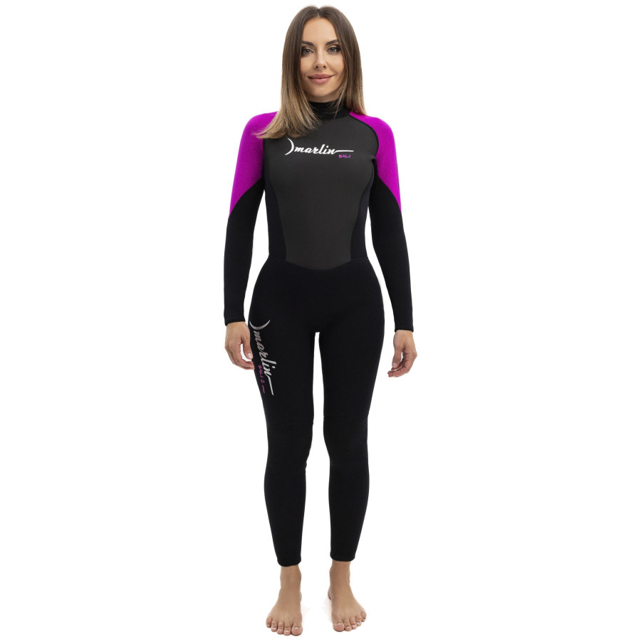 Traje neopreno mujer Marlin BALI LADY 2 mm purple/black y blue/black | Marlinsubnorte