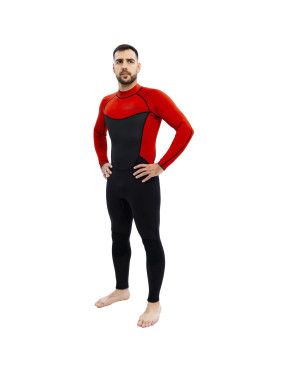 Traje neopreno hombre Marlin TROPIC MAN 3 mm red/black y blue/black | Marlinsubnorte