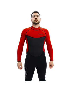Traje neopreno hombre Marlin TROPIC MAN 3 mm red/black y blue/black | Marlinsubnorte