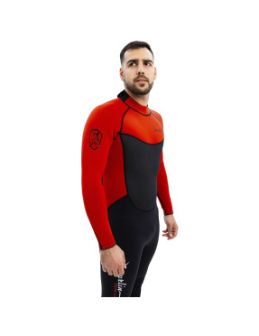 Traje neopreno hombre Marlin TROPIC MAN 3 mm red/black y blue/black | Marlinsubnorte
