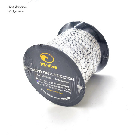Driza Antifriccion PS Dive varios diámetros y colores | Marlinsubnorte