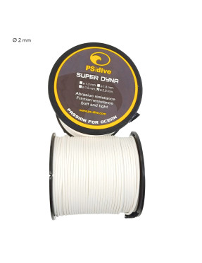 DYNA SUPER Dyneema con forro encerado PS Dive varios diámetros y colores | Marlinsubnorte