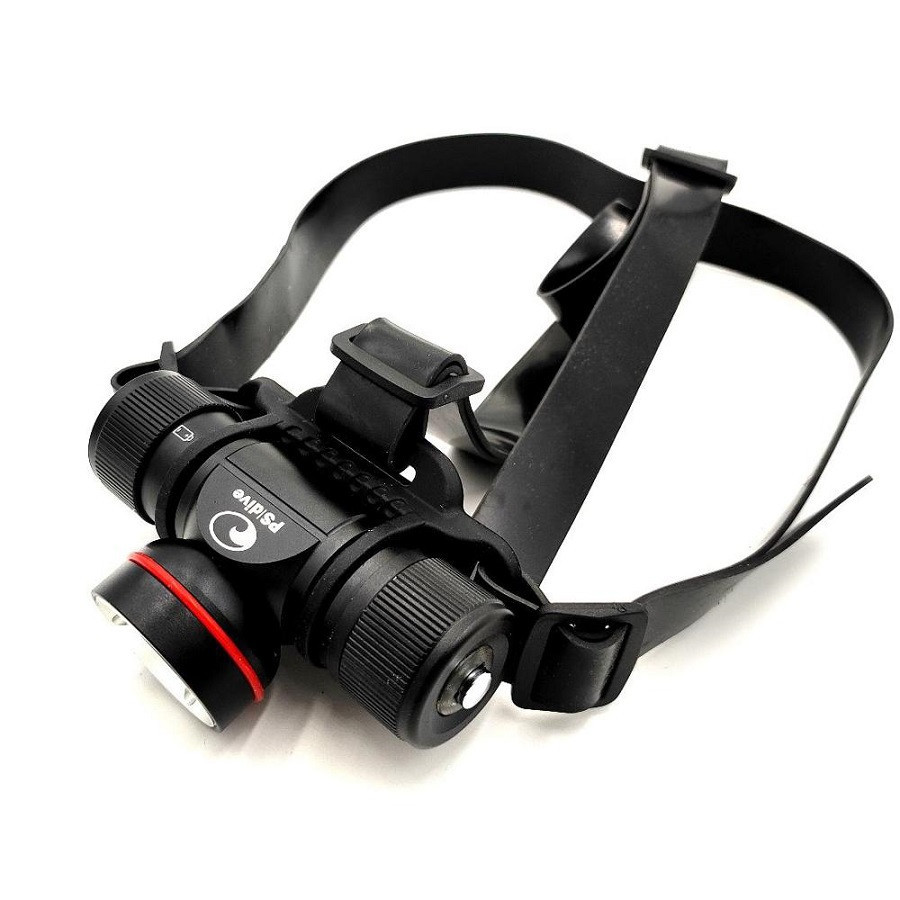 Linterna Frontal PS Dive Rescue 1200 Lúmenes Recargable - Vista 3