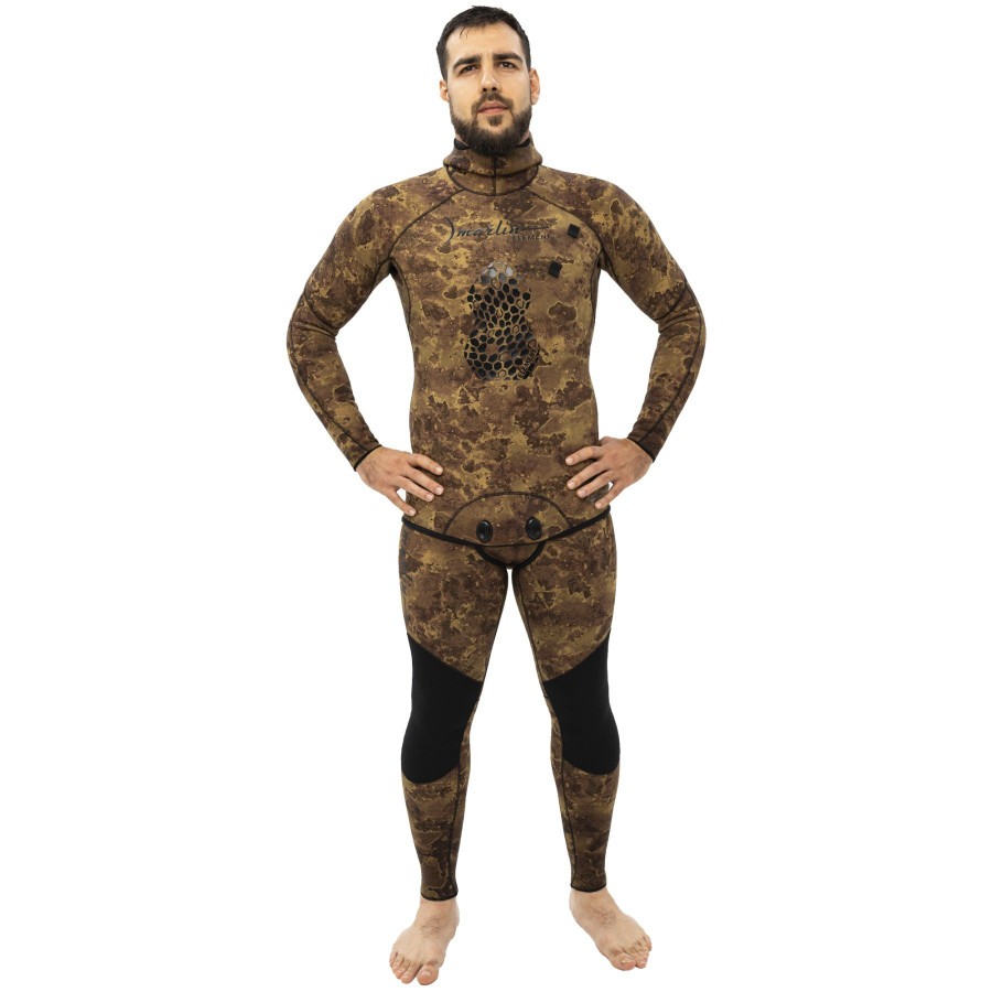 Traje de neopreno Marlin ELEMENT OLIVA para pesca submarina - Vista 4