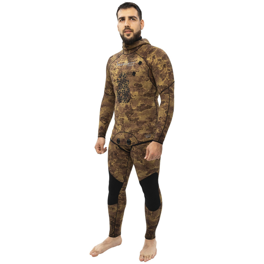 Traje de neopreno Marlin ELEMENT OLIVA para pesca submarina - Vista 5