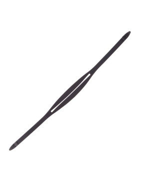 Correa de silicona para máscara 9 mm Negro | Marlinsubnorte