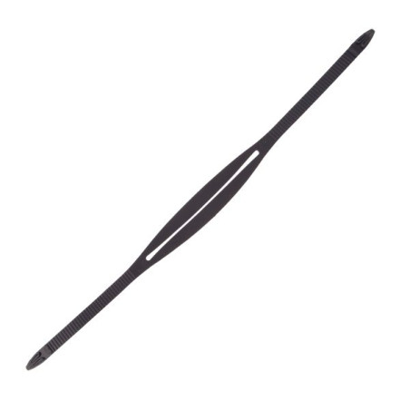 Correa de silicona para máscara 9 mm Negro | Marlinsubnorte