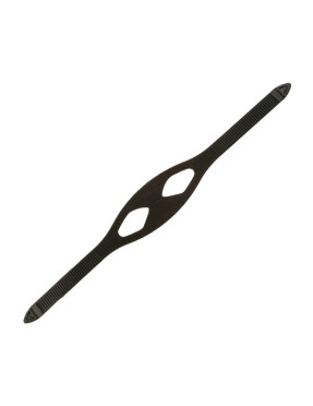 Correa de silicona para máscara 22mm negro | Marlinsubnorte