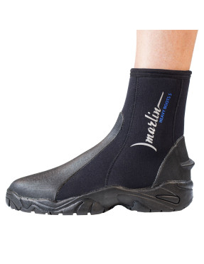 Escarpines Marlin HEAVY BOOTS 5 mm – Suela dura y cremallera YKK | Marlinsubnorte