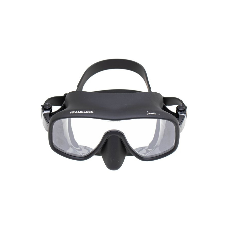 Máscara Marlin FRAMELESS MATTE Negro Buceo y Pesca Submarina - Vista 4