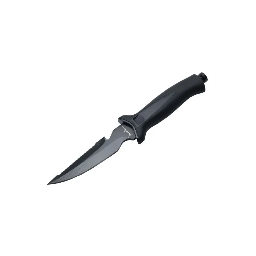 Cuchillo Marlin MAKO 420SS con hoja combinada y gancho corta líneas