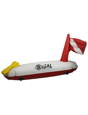Boya torpedo Sigalsub rojo/blanco | Marlinsubnorte