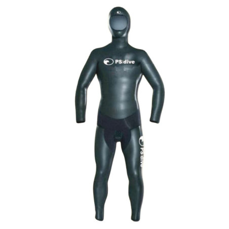 Traje PS Dive Chicle (chaqueta + pantalón) neopreno liso negro | Marlinsubnorte
