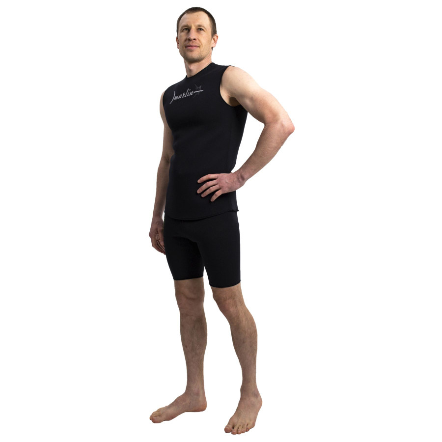 Chaleco neopreno Marlin Vest Nylon 2 mm Negro - Vista 2