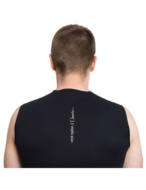 Chaleco neopreno Marlin Vest Nylon 2 mm Negro | Marlinsubnorte