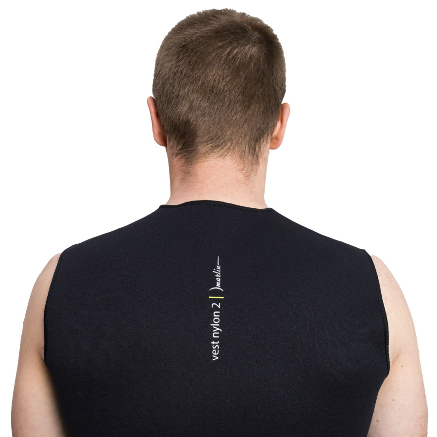 Chaleco neopreno Marlin Vest Nylon 2 mm Negro - Vista 5