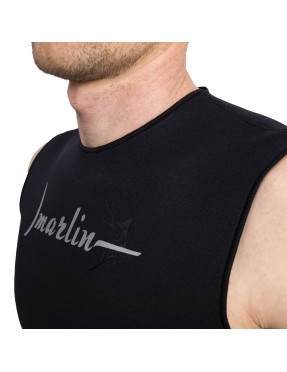 Chaleco neopreno Marlin Vest Nylon 2 mm Negro | Marlinsubnorte