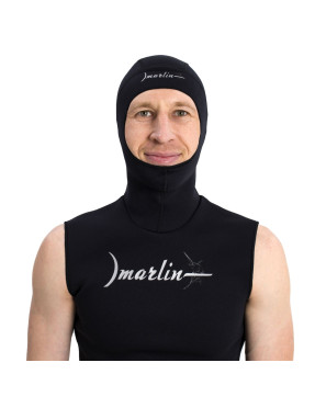 Chaleco con capucha Marlin HOODED VEST NYLON 2 mm Negro | Marlinsubnorte