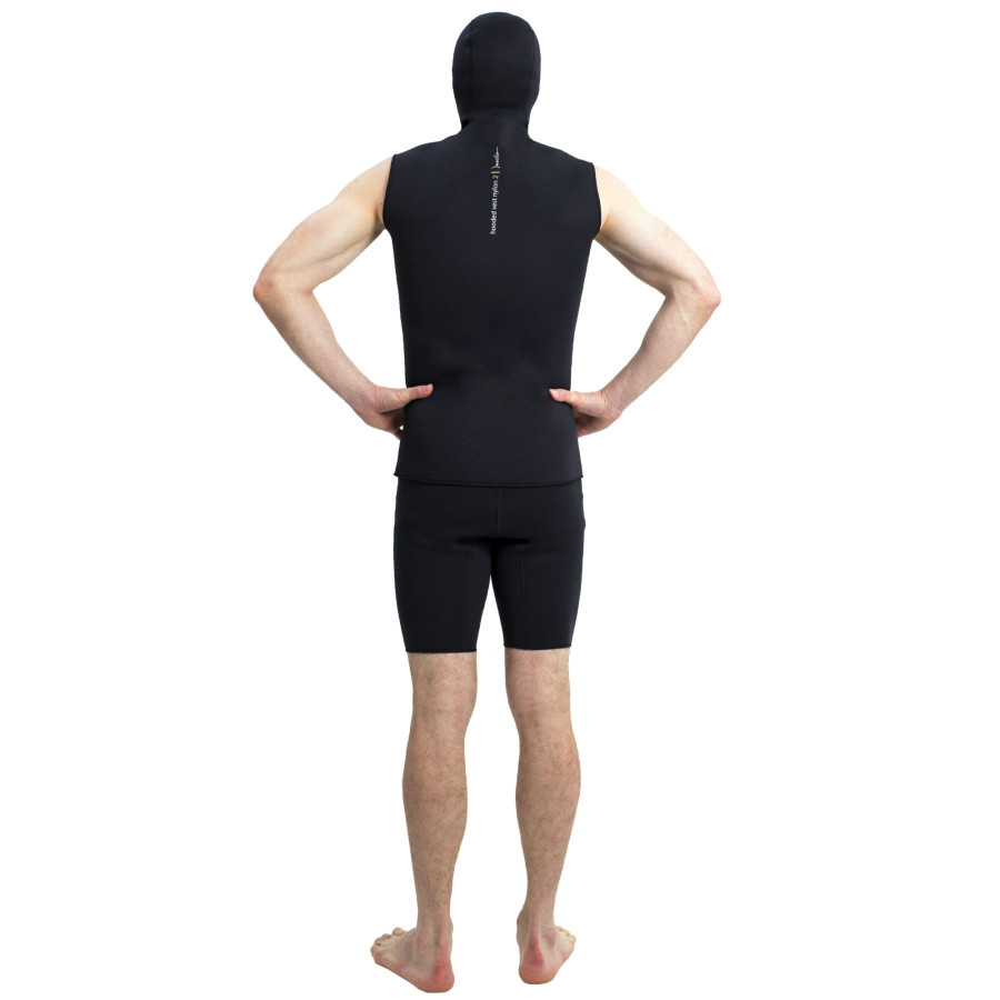 Chaleco con capucha Marlin HOODED VEST NYLON 2 mm Negro - Vista 3