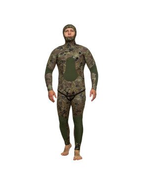 Traje neopreno Marlin Camoskin Pro 5 mm verde camuflaje | Marlinsubnorte