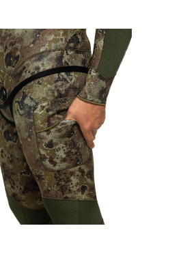 Traje neopreno Marlin Camoskin Pro 5 mm verde camuflaje | Marlinsubnorte