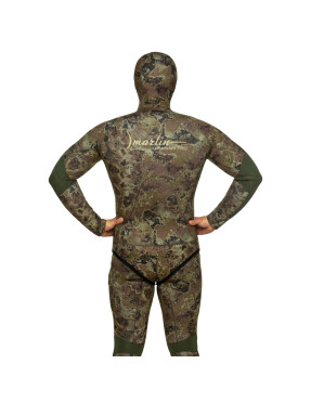 Traje neopreno Marlin Camoskin Pro 5 mm verde camuflaje | Marlinsubnorte