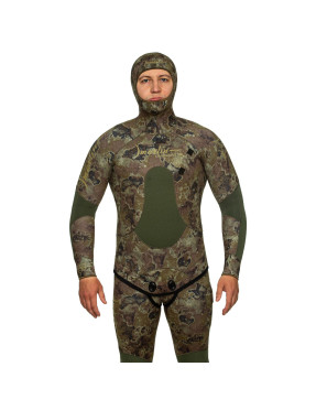 Traje neopreno Marlin Camoskin Pro 5 mm verde camuflaje | Marlinsubnorte