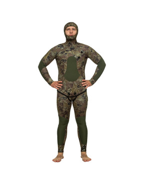 Traje neopreno Marlin Camoskin Pro 5 mm verde camuflaje | Marlinsubnorte