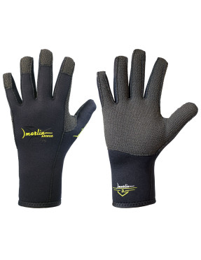 Guantes neopreno Kevlar Marlin ARMOR 3 mm negro | Marlinsubnorte