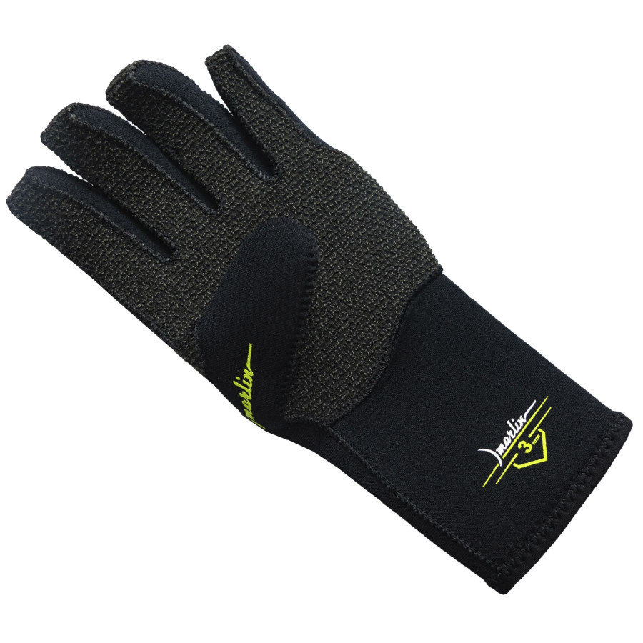 Guantes neopreno Kevlar Marlin ARMOR 3 mm negro - Vista 4
