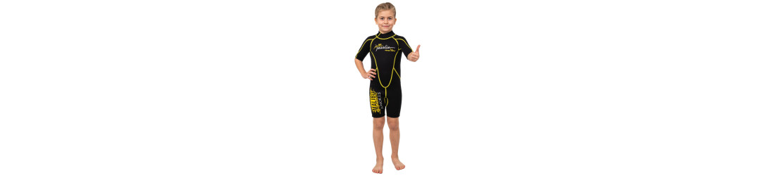 Neoprenos Manga Corta para Niños y niñas - Protección y Diversión | Marlin Sub Norte