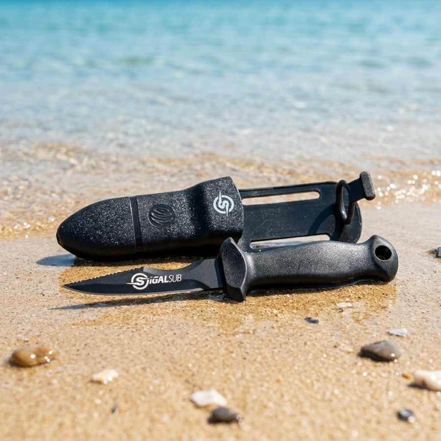 Cuchillo Sigalsub Stiletto Black