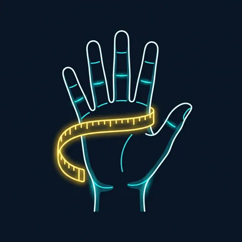 Cómo medir la palma de la mano para guantes de neopreno