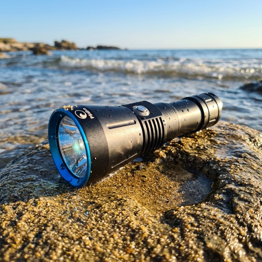 Linterna foco de Buceo PS-Dive ROCK 2000