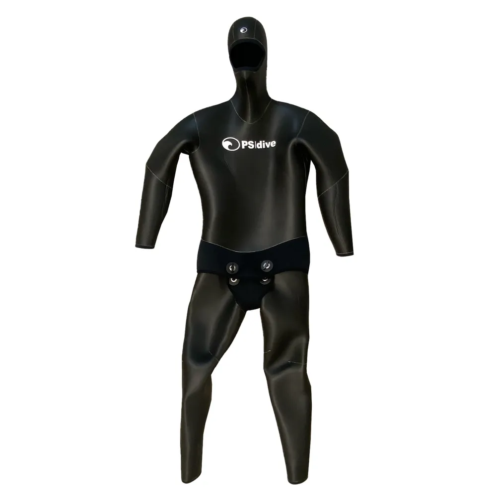Chaqueta PS Dive Chicle neopreno liso negro japonés - Vista 4