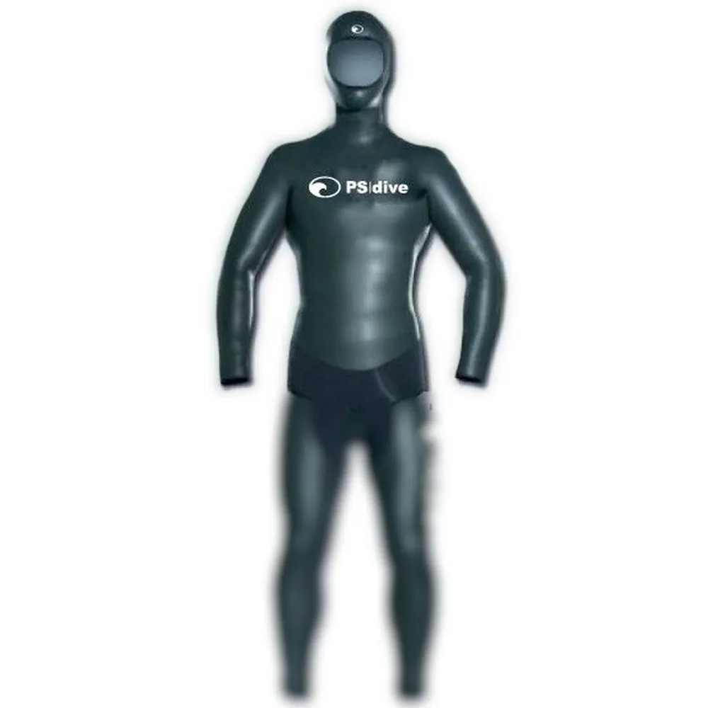 Chaqueta PS Dive Chicle neopreno liso negro japonés | Marlinsubnorte