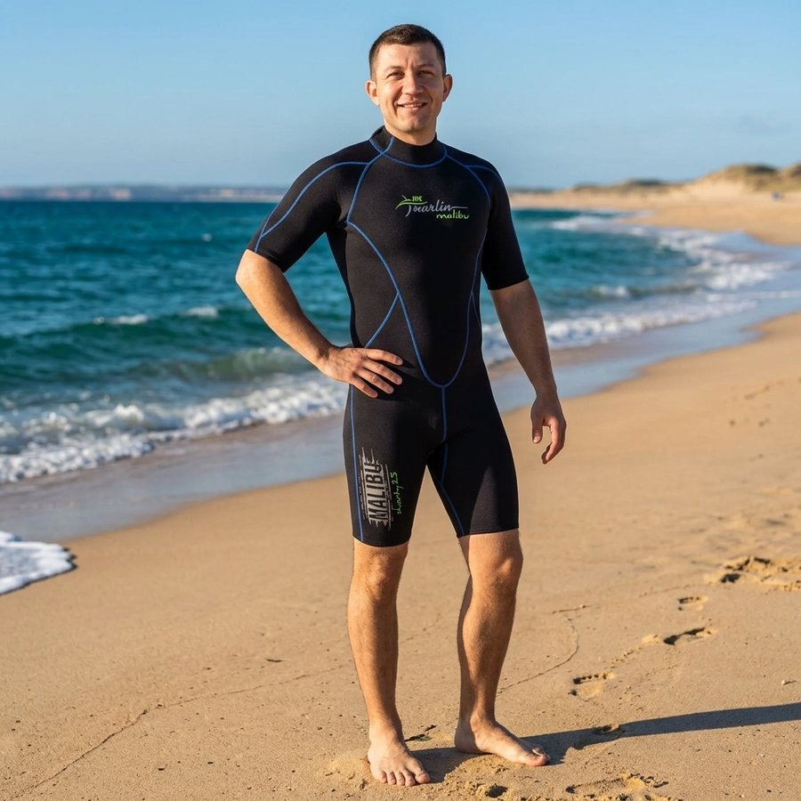 Traje de Neopreno Marlin Malibu Shorty Man 2,5 mm