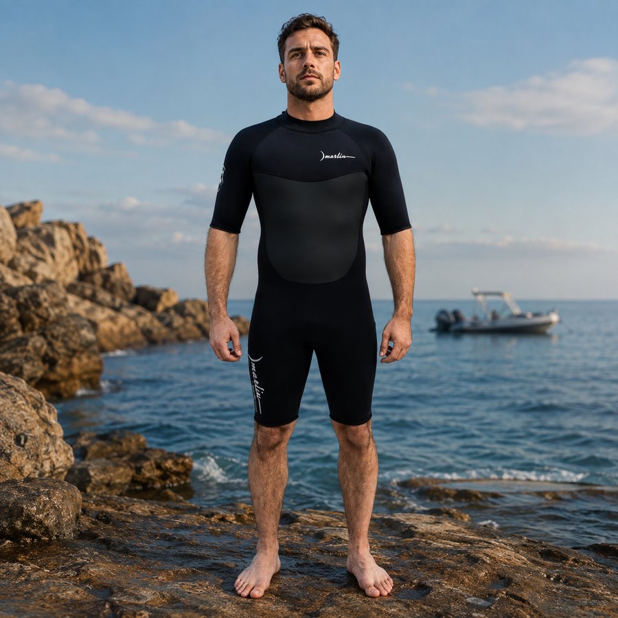 Traje Marlin TROPIC SHORTY MAN 3 mm varios colores | Marlinsubnorte