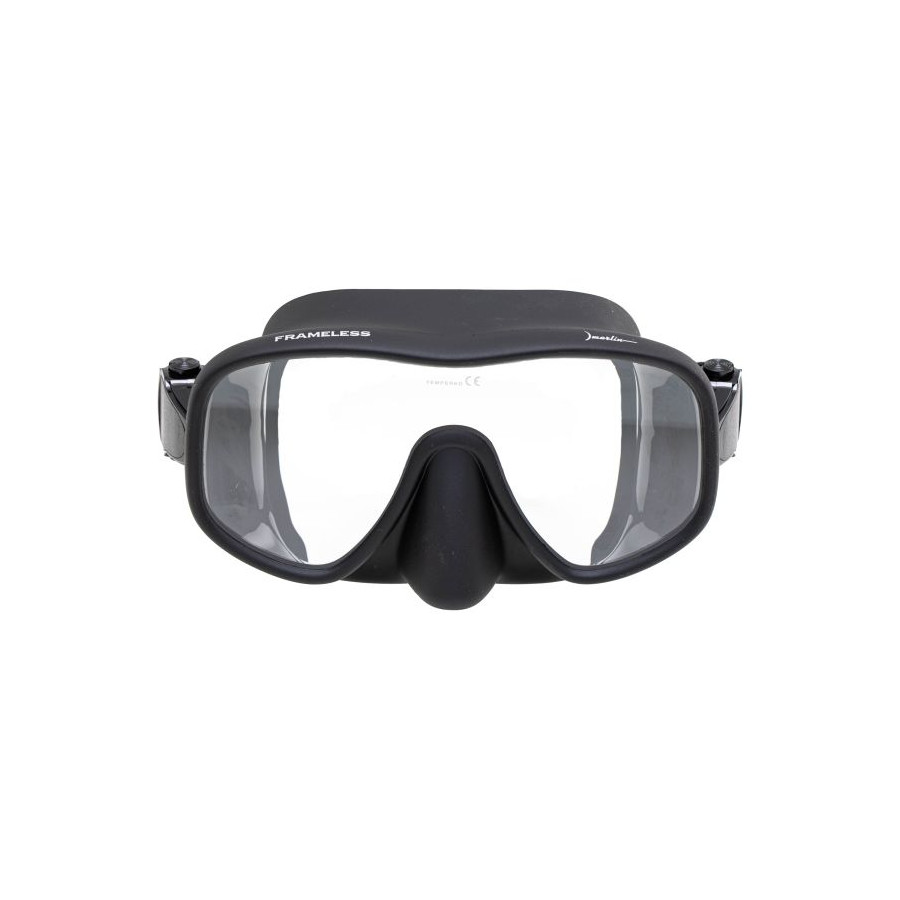 Máscara Marlin FRAMELESS MATTE Negro Buceo y Pesca Submarina