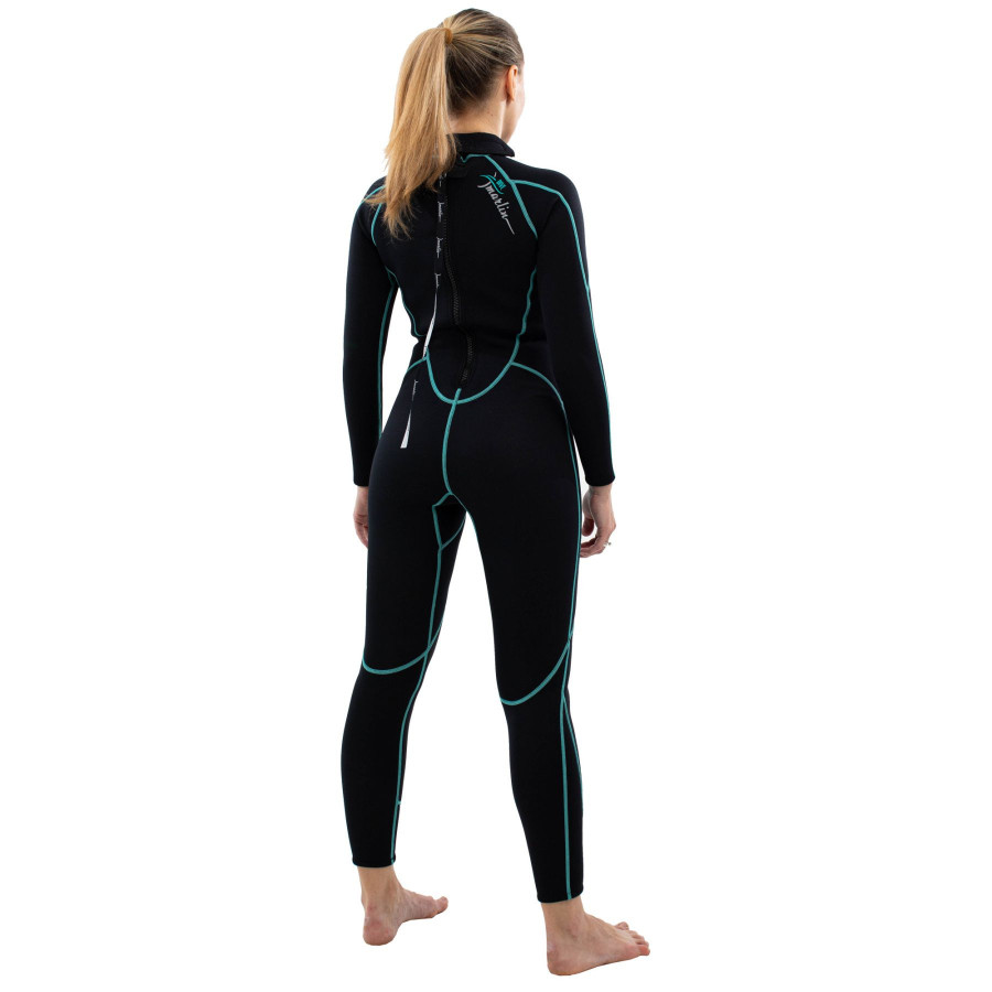 Traje Marlin MALIBU LADY 2.5 mm Negro/Azul marino - Vista 4
