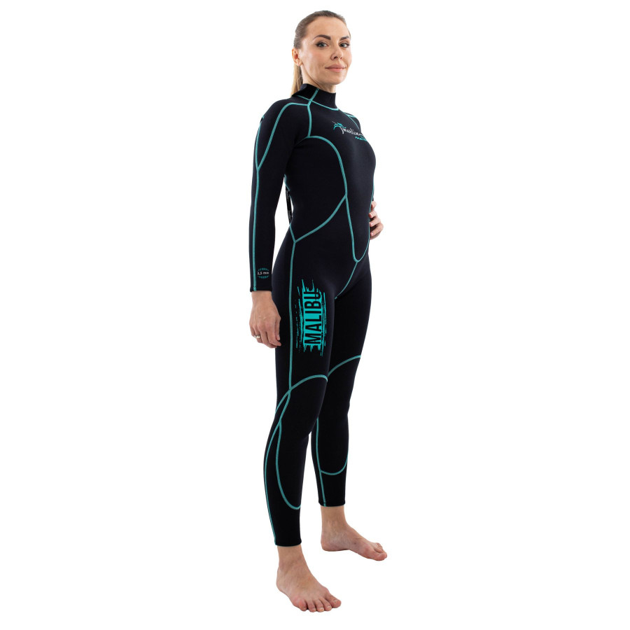 Traje Marlin MALIBU LADY 2.5 mm Negro/Azul marino - Vista 3