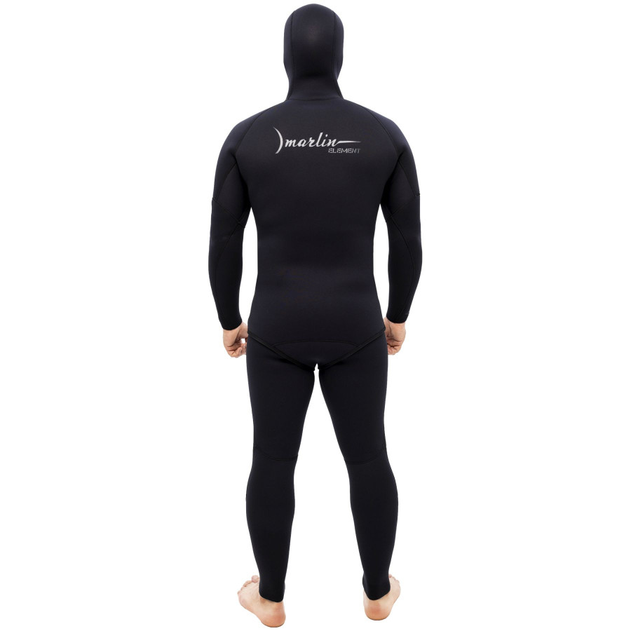 Traje de neopreno Marlin ELEMENT negro 5 mm para pesca submarina