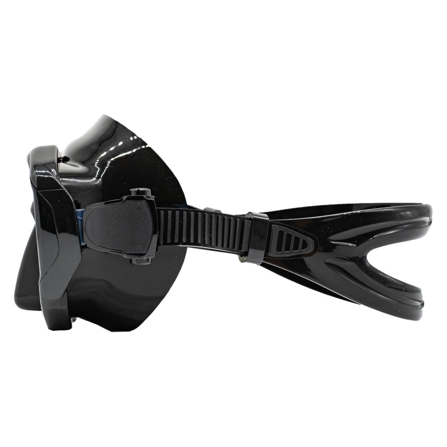 Máscara Marlin TURBO Negro con lente de espejo amarillo - Vista 5