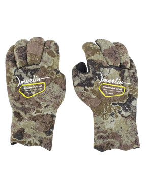 Guantes Marlin ULTRASTRETCH 3 mm Verde Camuflaje | Marlinsubnorte
