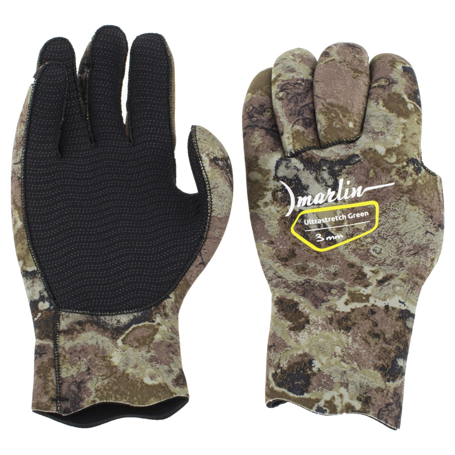 Guantes Marlin ULTRASTRETCH 3 mm Verde Camuflaje - Vista 5