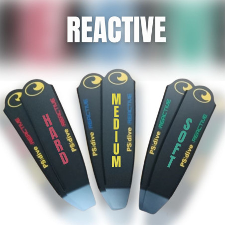 Aletas carbono PS Dive REACTIVE 80 (NUEVAS 2026) | Marlinsubnorte