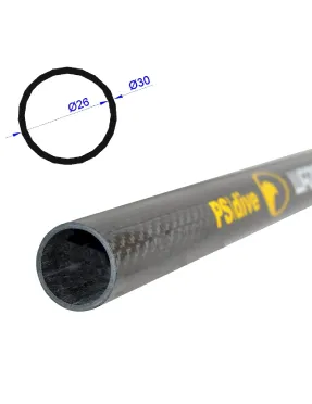 Tubo Carbono INSHORE BLACK PS-Dive | Marlinsubnorte